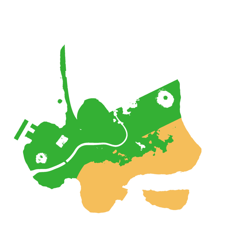 Biome Rust Map: Procedural Map, Size: 2200, Seed: 1215013218