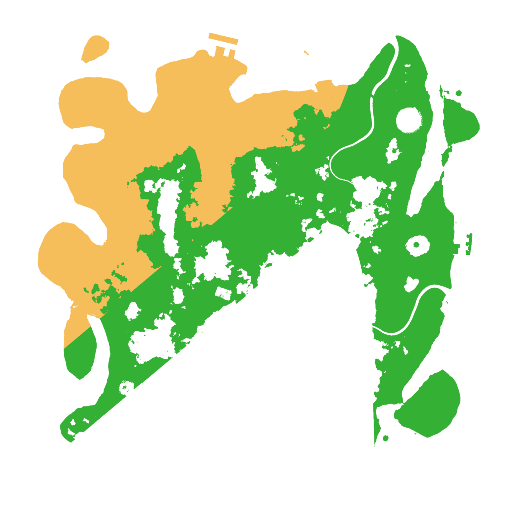 Biome Rust Map: Procedural Map, Size: 3500, Seed: 1012242949