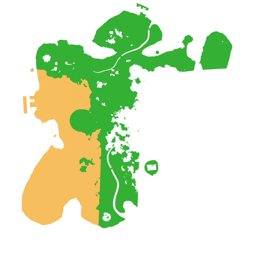 Biome Rust Map: Procedural Map, Size: 3000, Seed: 1322206213
