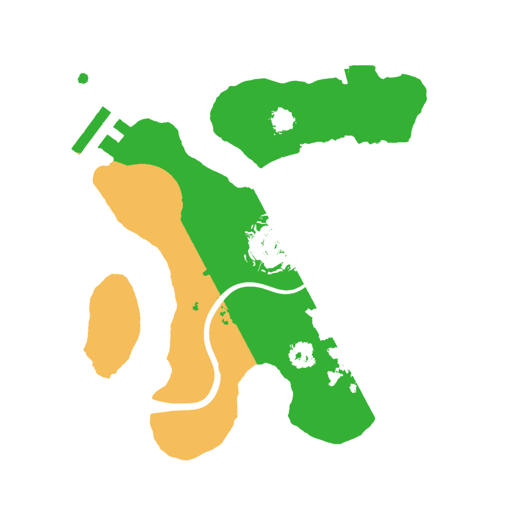 Biome Rust Map: Procedural Map, Size: 2000, Seed: 1044611139