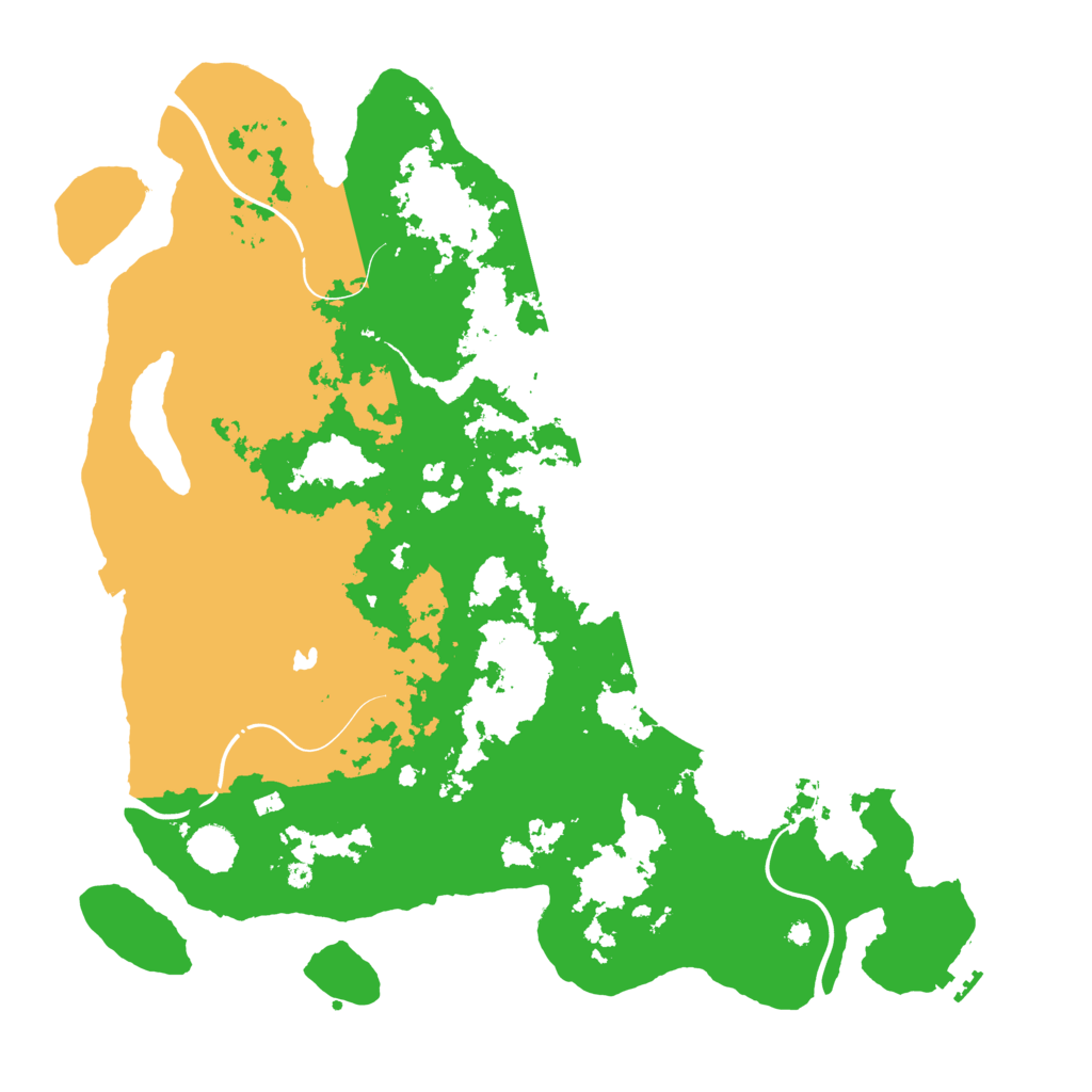 Biome Rust Map: Procedural Map, Size: 4300, Seed: 1786250841