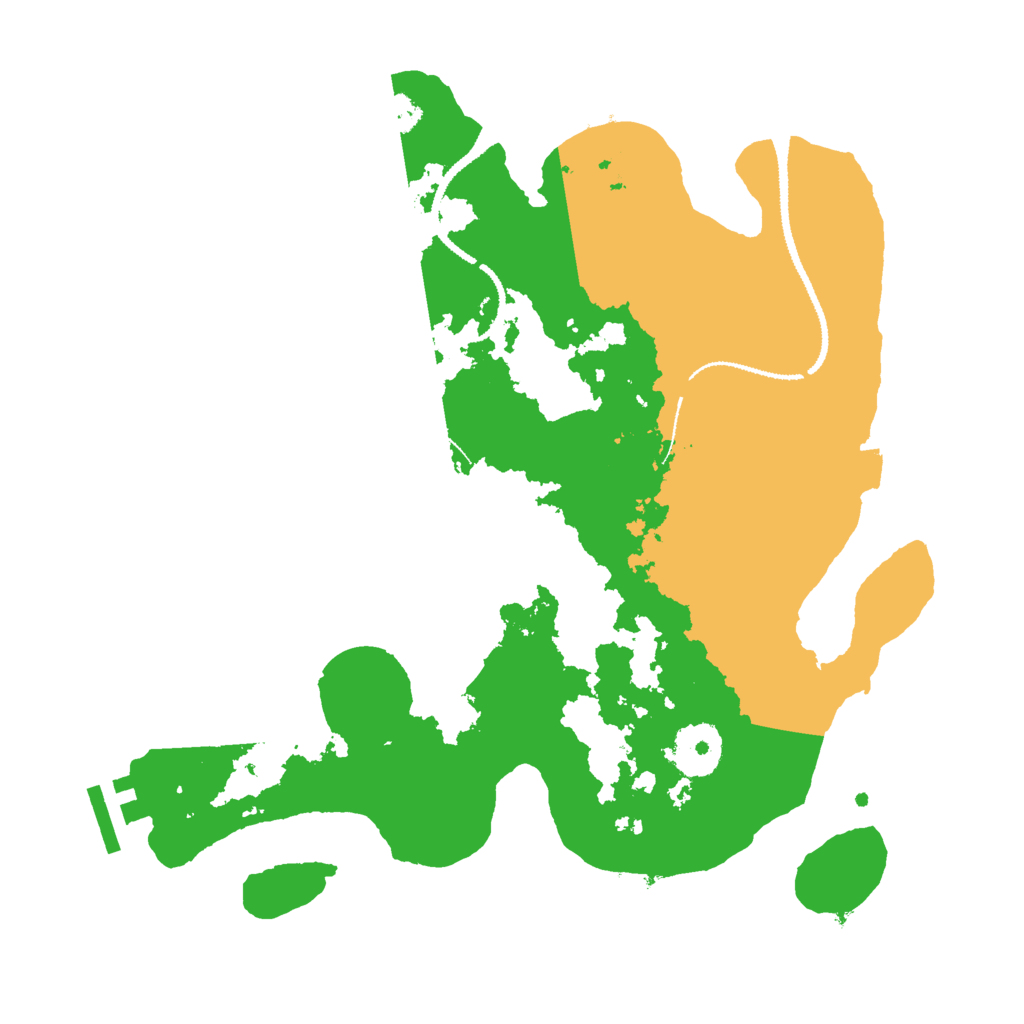 Biome Rust Map: Procedural Map, Size: 3000, Seed: 529435934