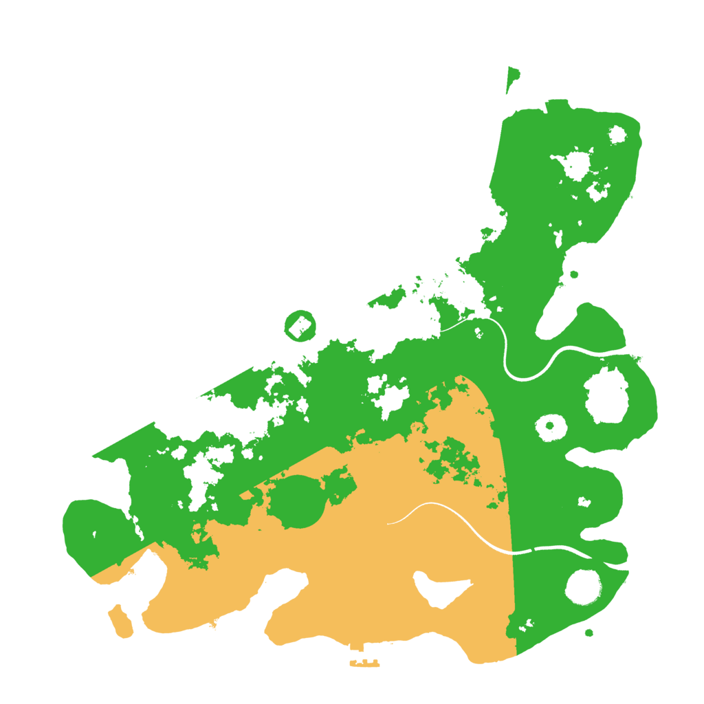 Biome Rust Map: Procedural Map, Size: 3600, Seed: 323