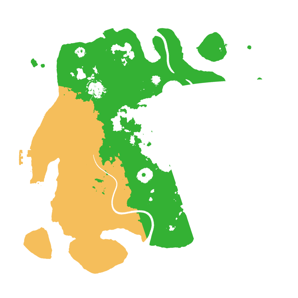 Biome Rust Map: Procedural Map, Size: 3000, Seed: 98643