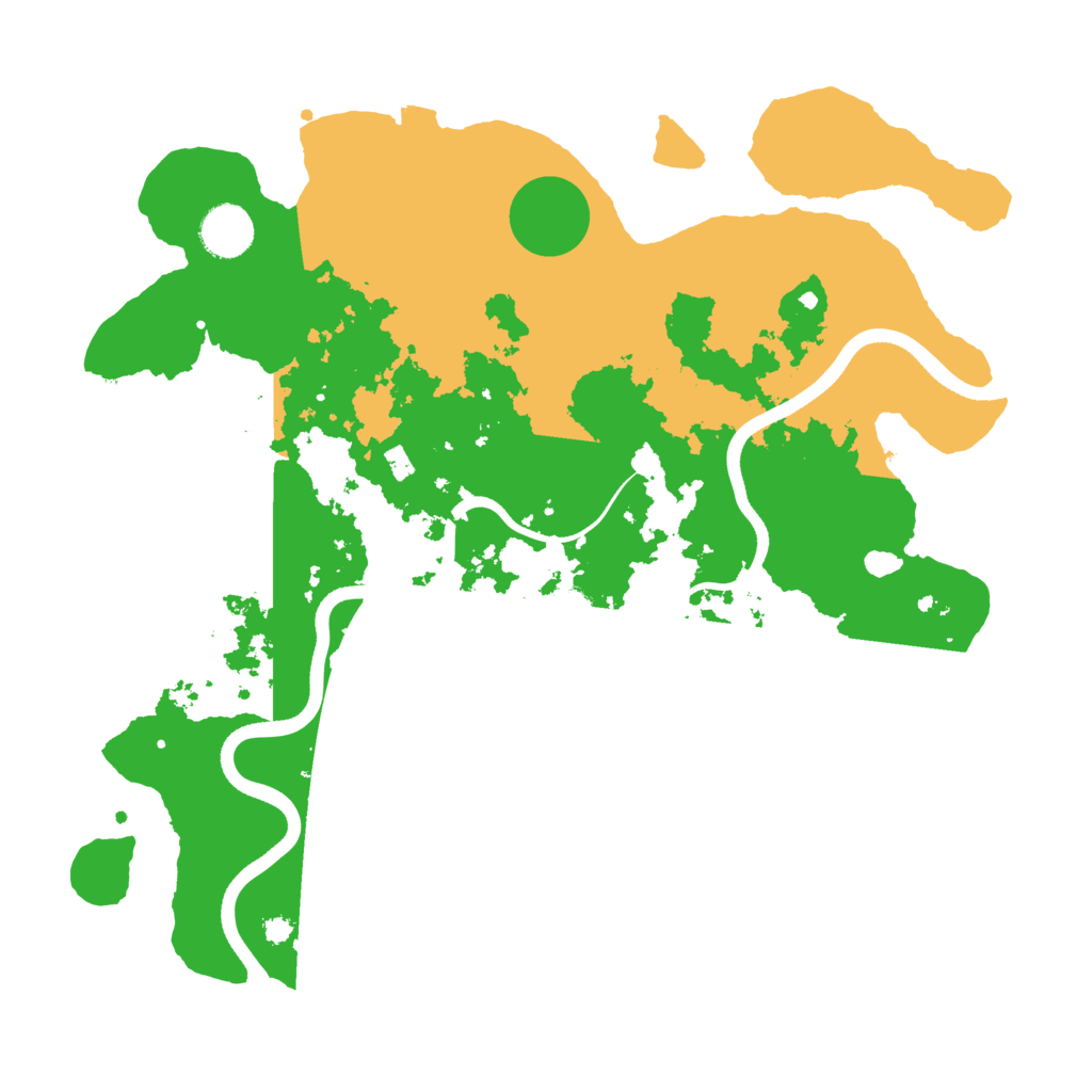 Biome Rust Map: Procedural Map, Size: 3600, Seed: 321