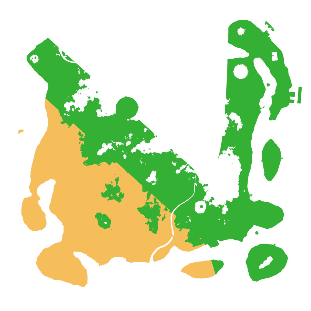 Biome Rust Map: Procedural Map, Size: 3800, Seed: 998113232