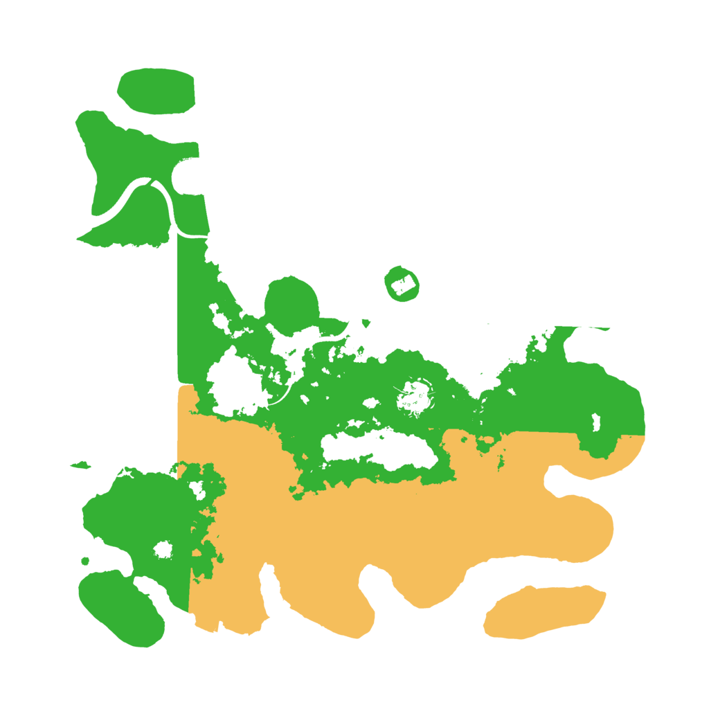 Biome Rust Map: Procedural Map, Size: 3500, Seed: 24696946