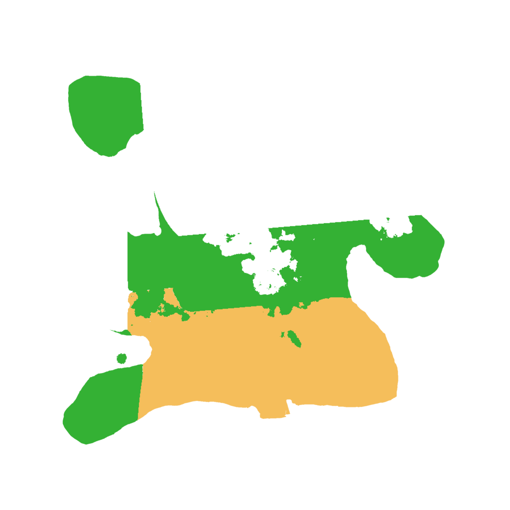 Biome Rust Map: Procedural Map, Size: 2000, Seed: 950267063