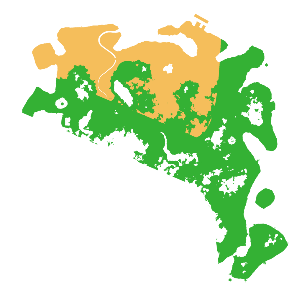 Biome Rust Map: Procedural Map, Size: 4000, Seed: 97690