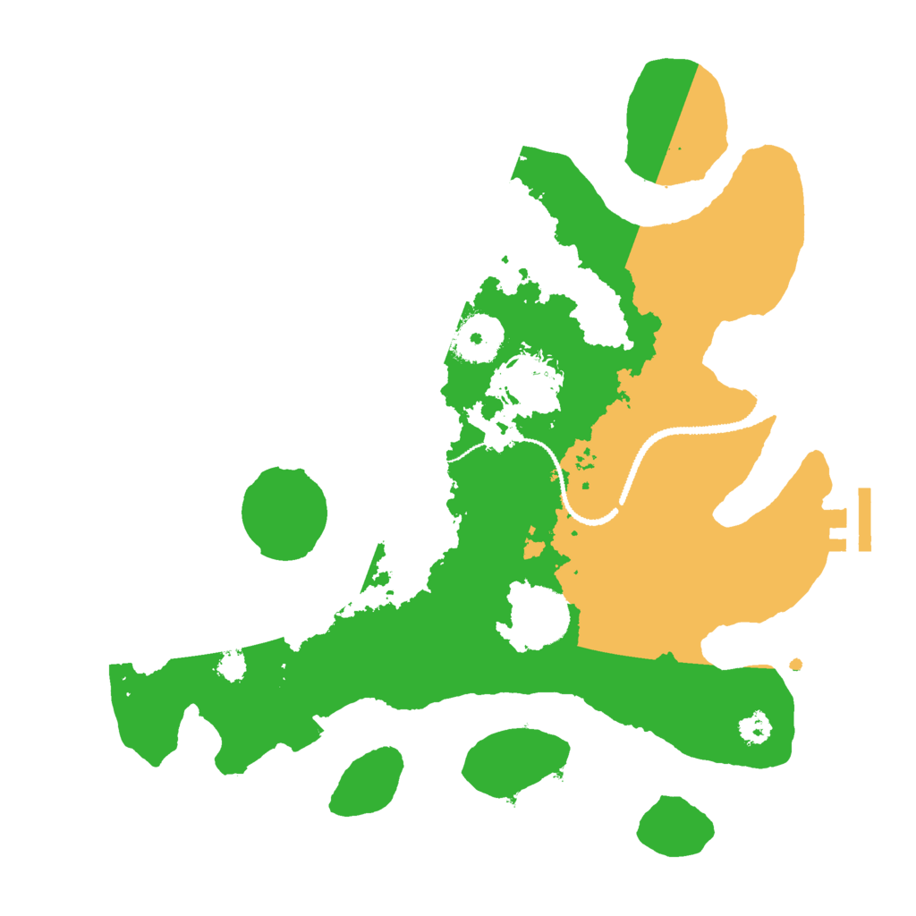 Biome Rust Map: Procedural Map, Size: 2900, Seed: 1661202780