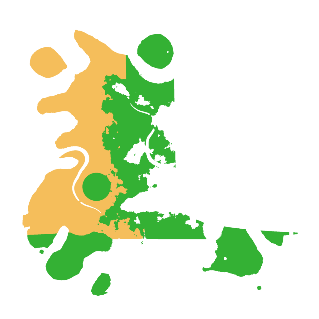 Biome Rust Map: Procedural Map, Size: 3000, Seed: 1994336869