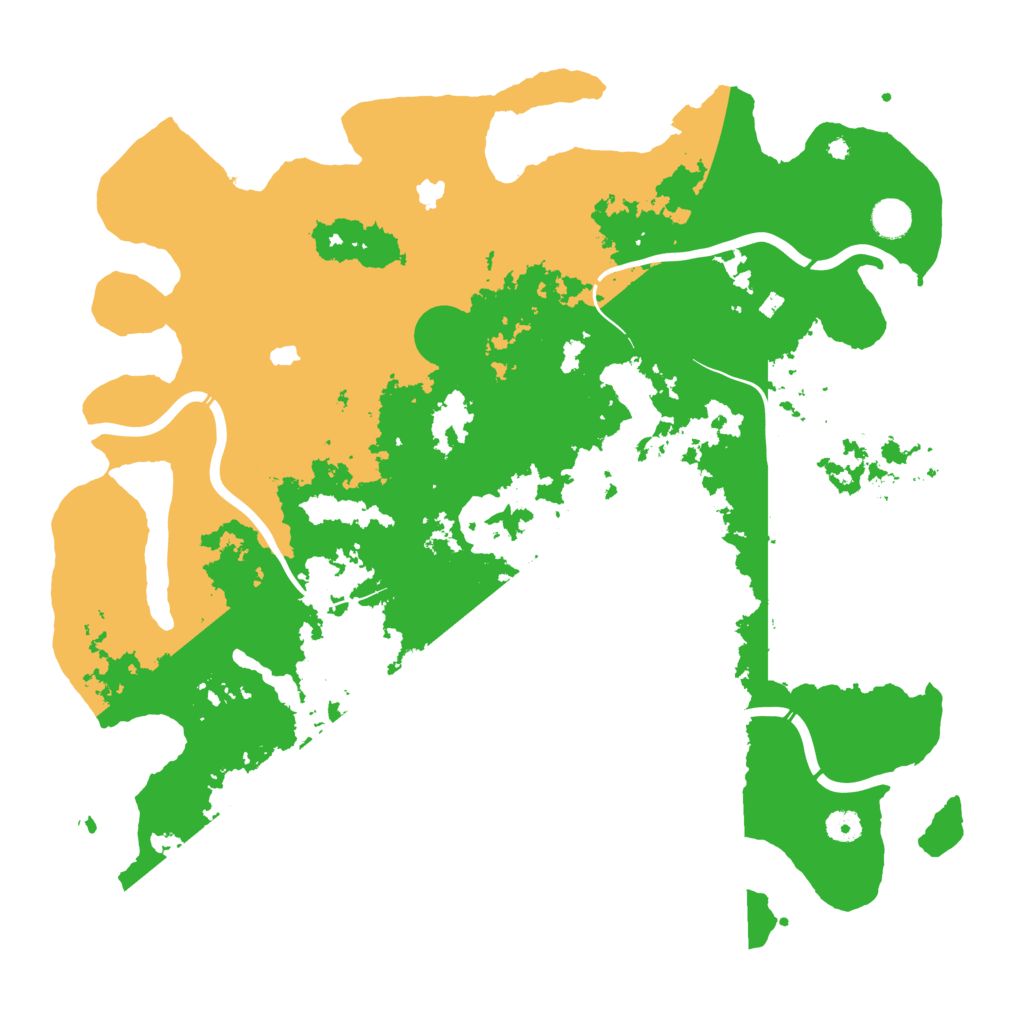 Biome Rust Map: Procedural Map, Size: 4500, Seed: 74005010