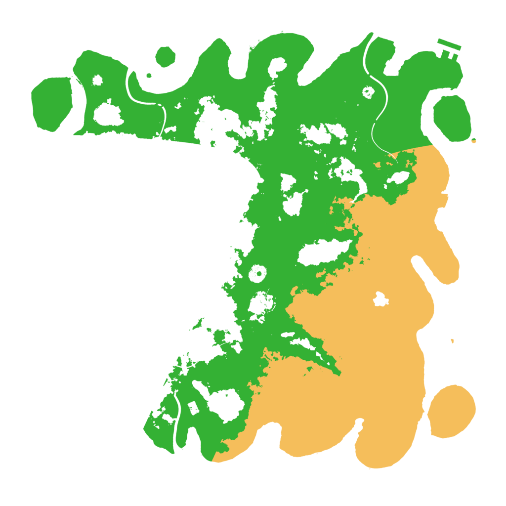 Biome Rust Map: Procedural Map, Size: 4250, Seed: 7579