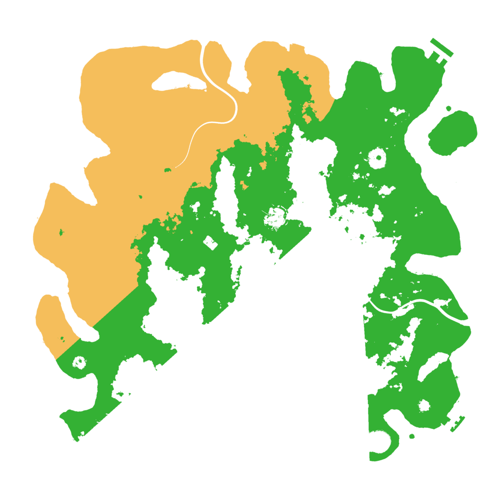 Biome Rust Map: Procedural Map, Size: 3900, Seed: 1806046015