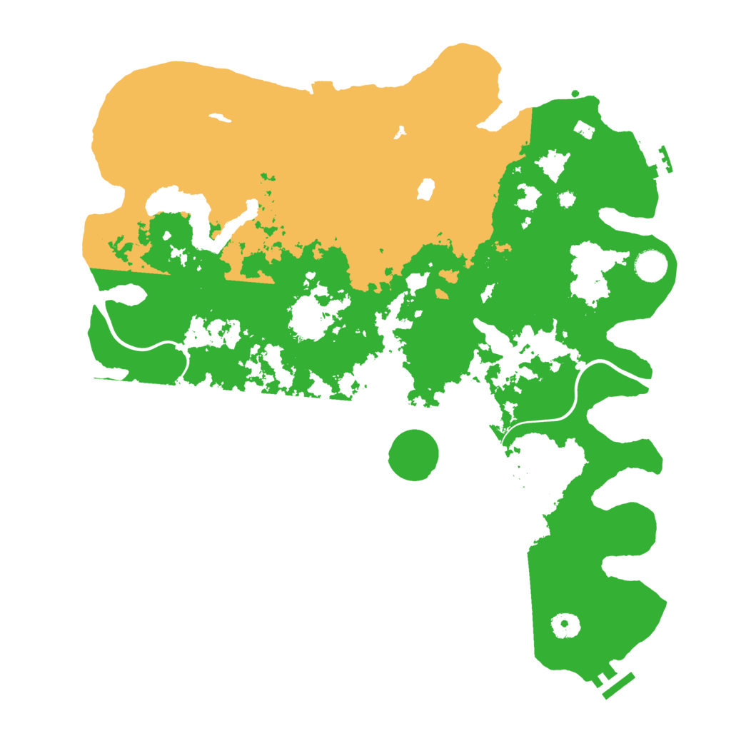 Biome Rust Map: Procedural Map, Size: 4000, Seed: 430592078