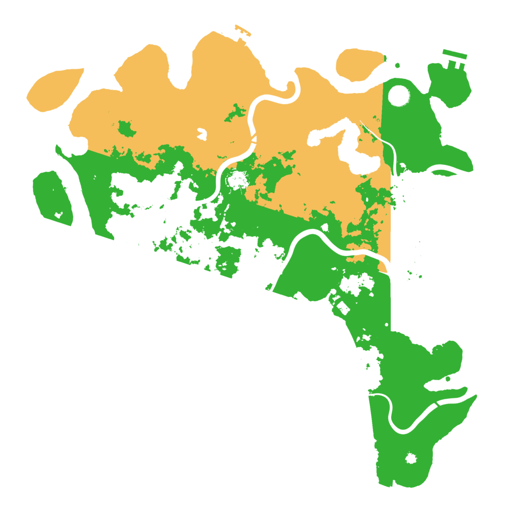 Biome Rust Map: Procedural Map, Size: 4300, Seed: 1247948819
