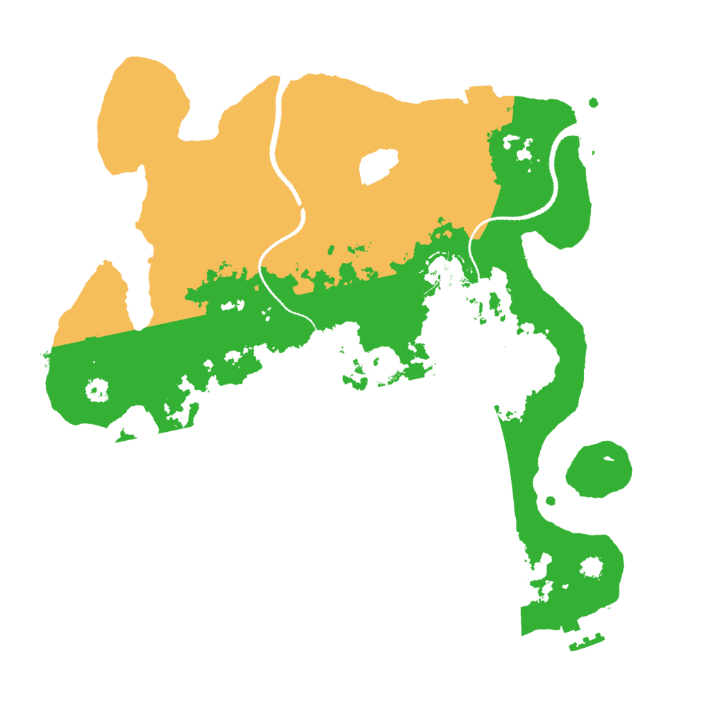 Biome Rust Map: Procedural Map, Size: 3000, Seed: 1243523985