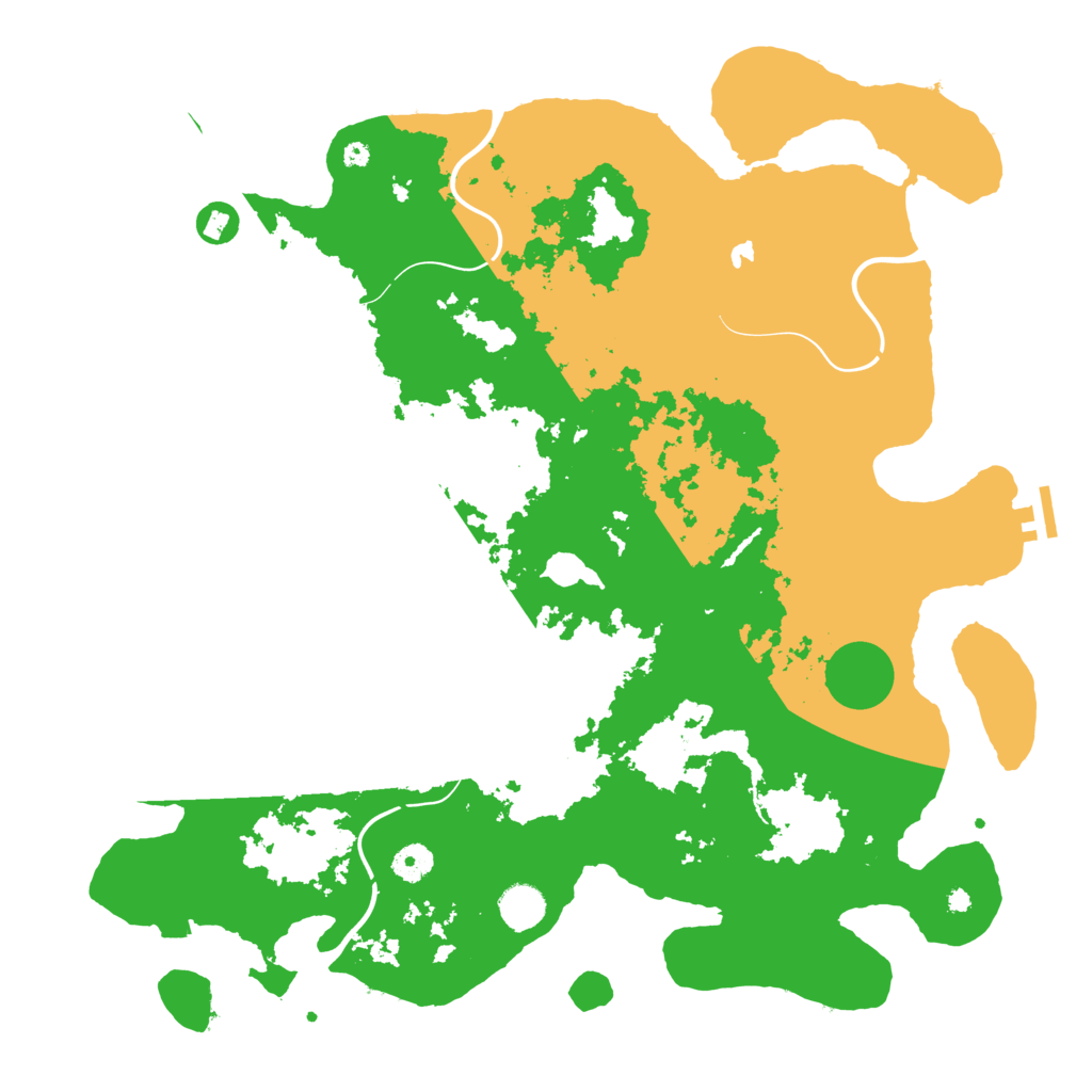 Biome Rust Map: Procedural Map, Size: 4250, Seed: 496676493
