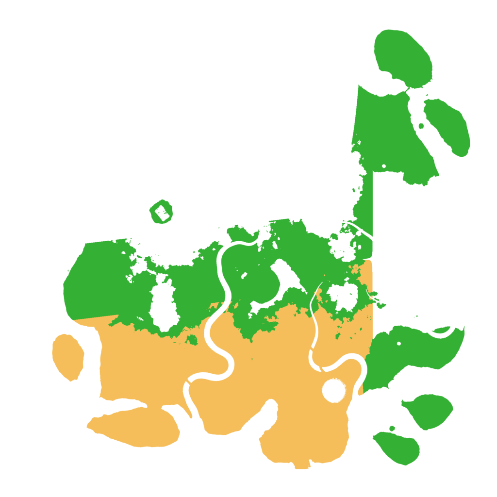 Biome Rust Map: Procedural Map, Size: 3700, Seed: 1014009656