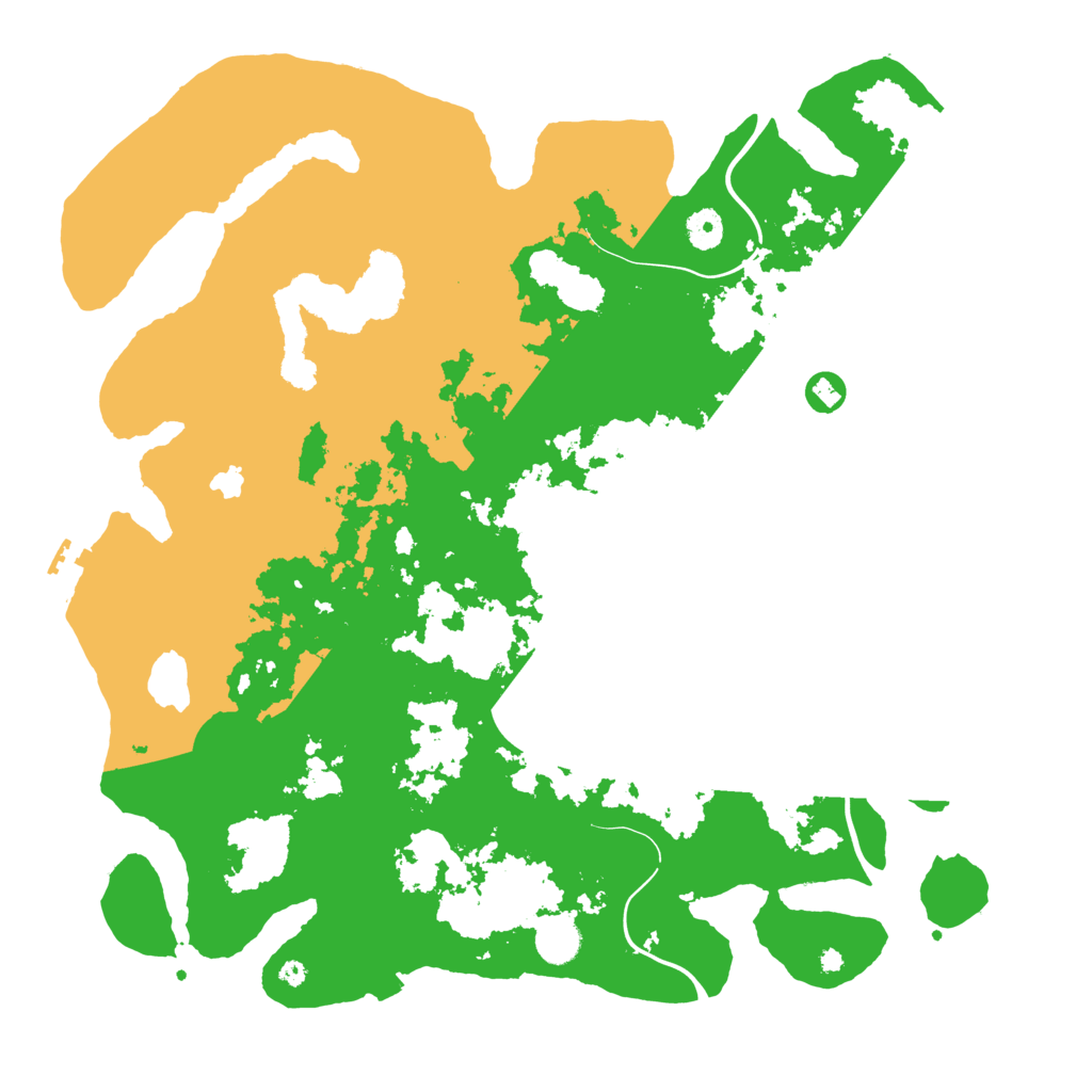 Biome Rust Map: Procedural Map, Size: 4250, Seed: 736718527
