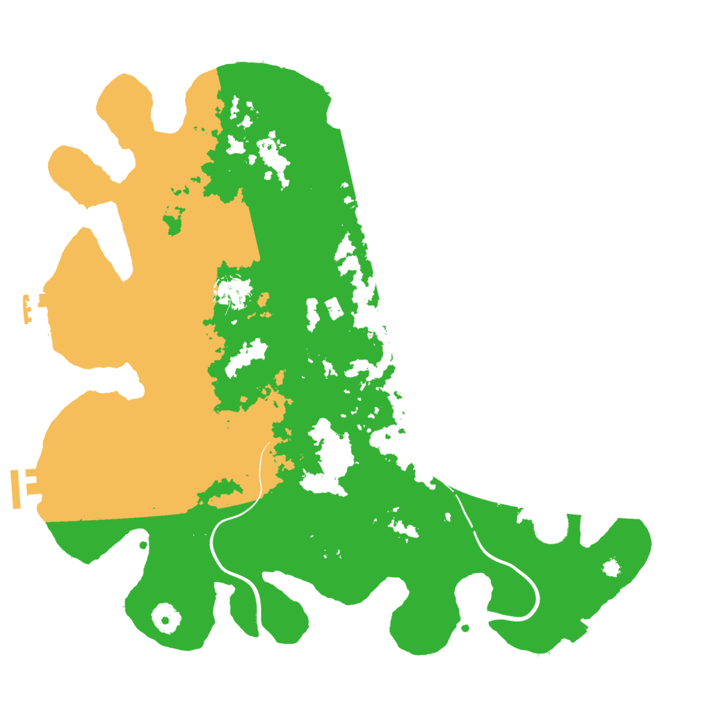 Biome Rust Map: Procedural Map, Size: 3700, Seed: 1310494372