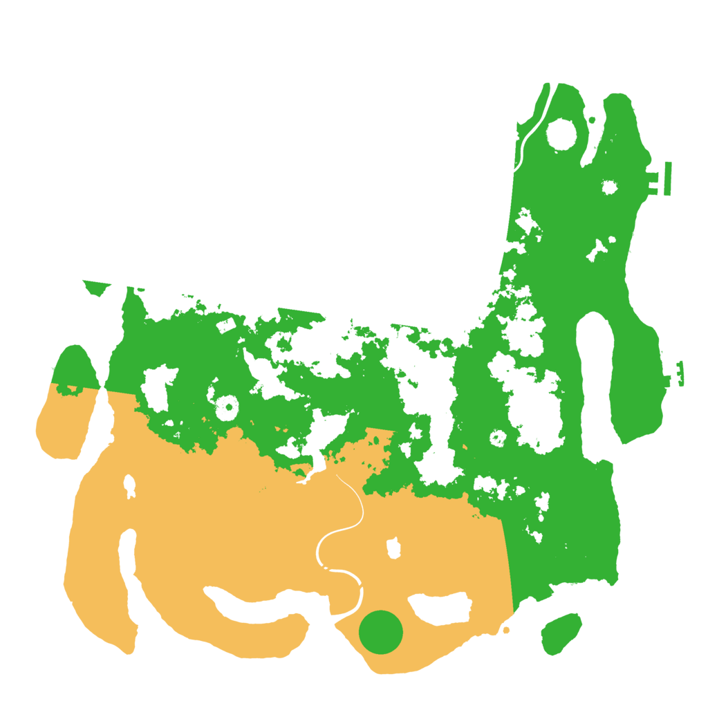 Biome Rust Map: Procedural Map, Size: 4250, Seed: 743356027