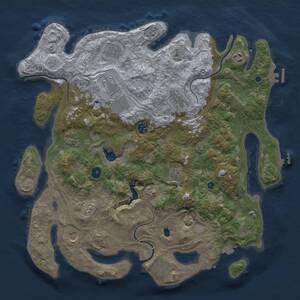 Thumbnail Rust Map: Procedural Map, Size: 4250, Seed: 743356027, 16 Monuments