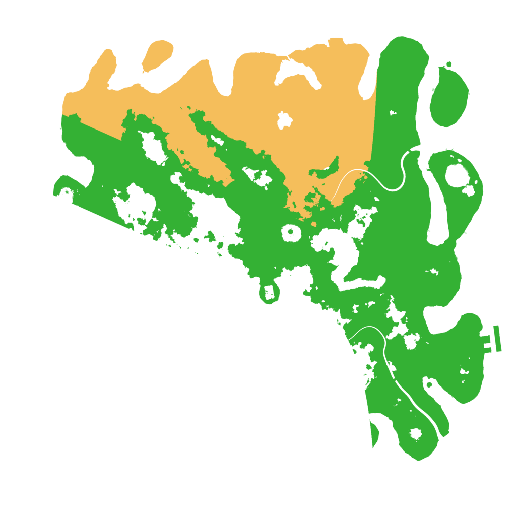 Biome Rust Map: Procedural Map, Size: 4000, Seed: 1132168910