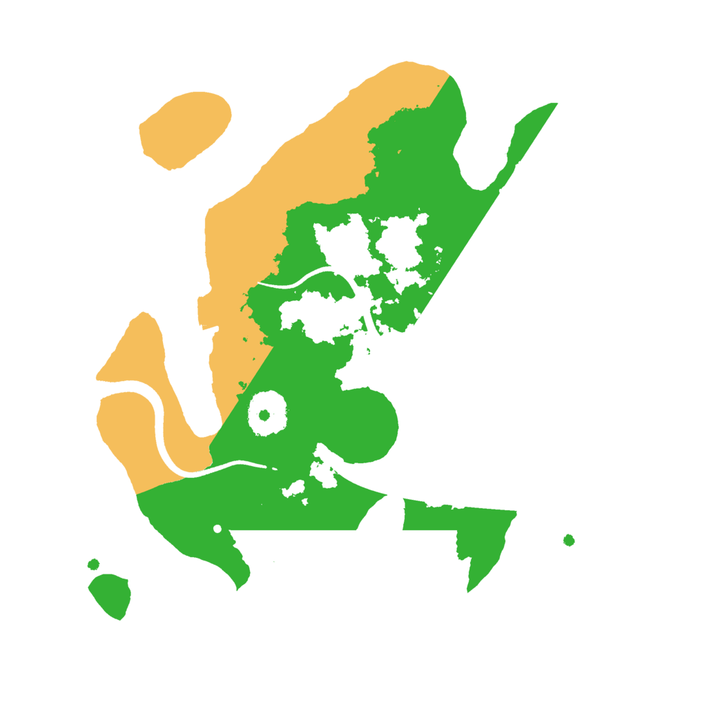 Biome Rust Map: Procedural Map, Size: 2500, Seed: 1770611387