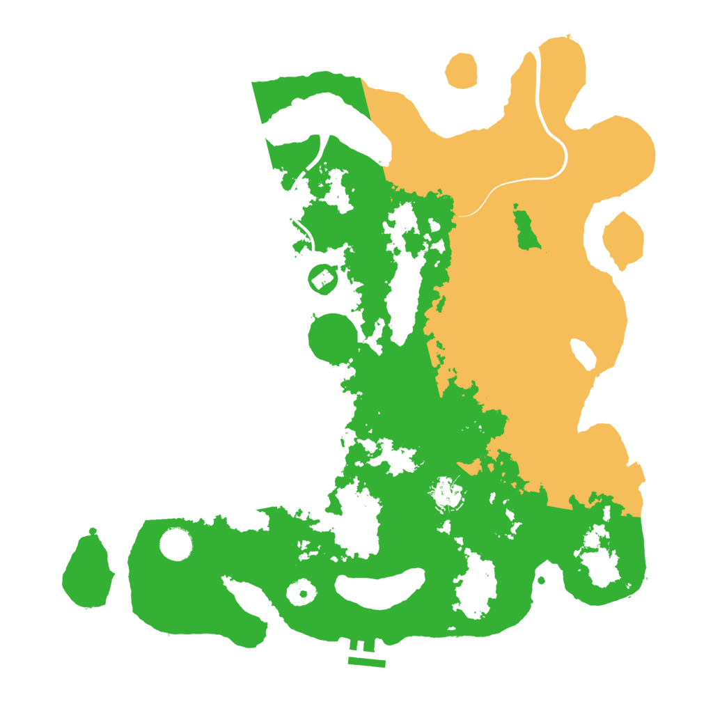 Biome Rust Map: Procedural Map, Size: 3850, Seed: 64257427