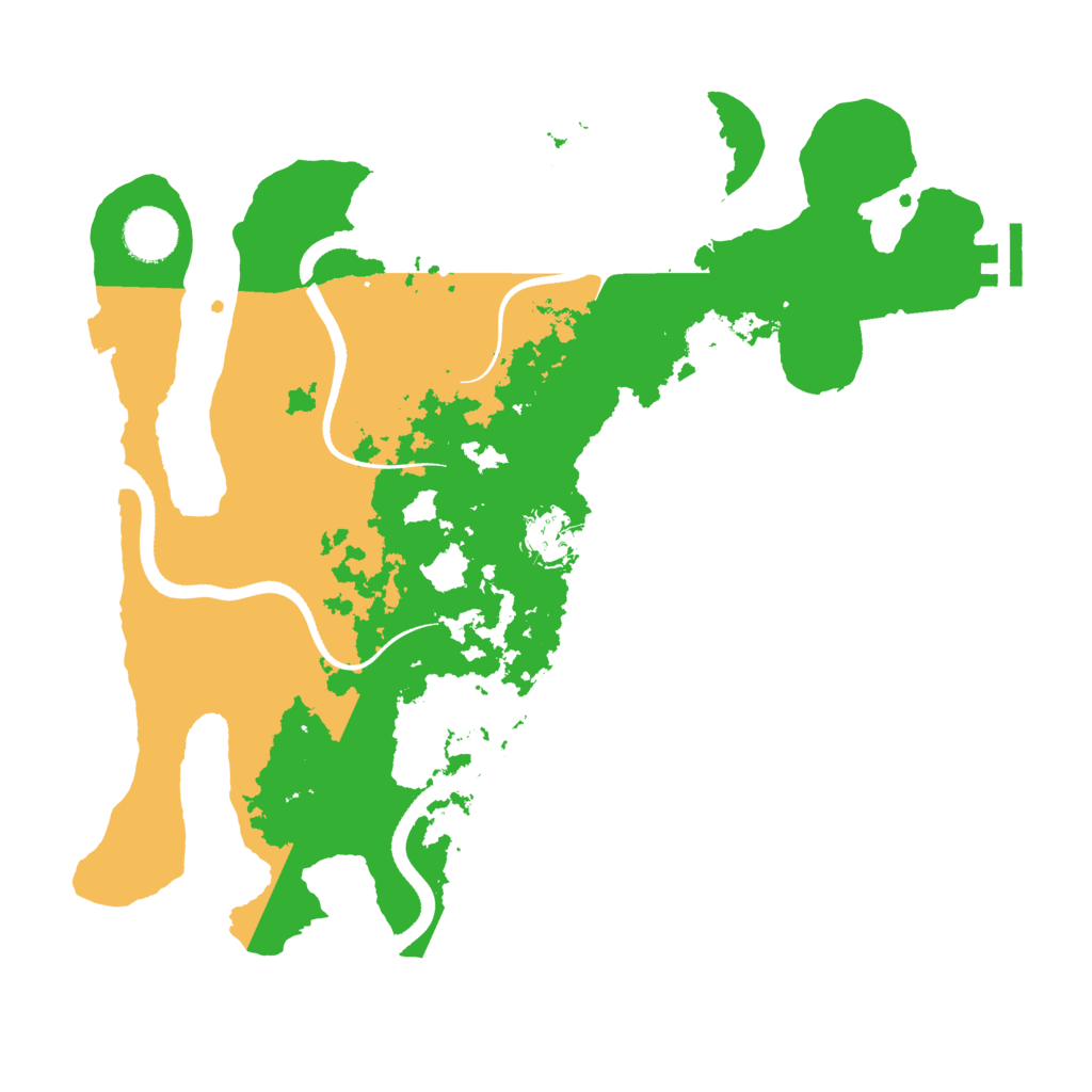 Biome Rust Map: Procedural Map, Size: 3500, Seed: 1168935121