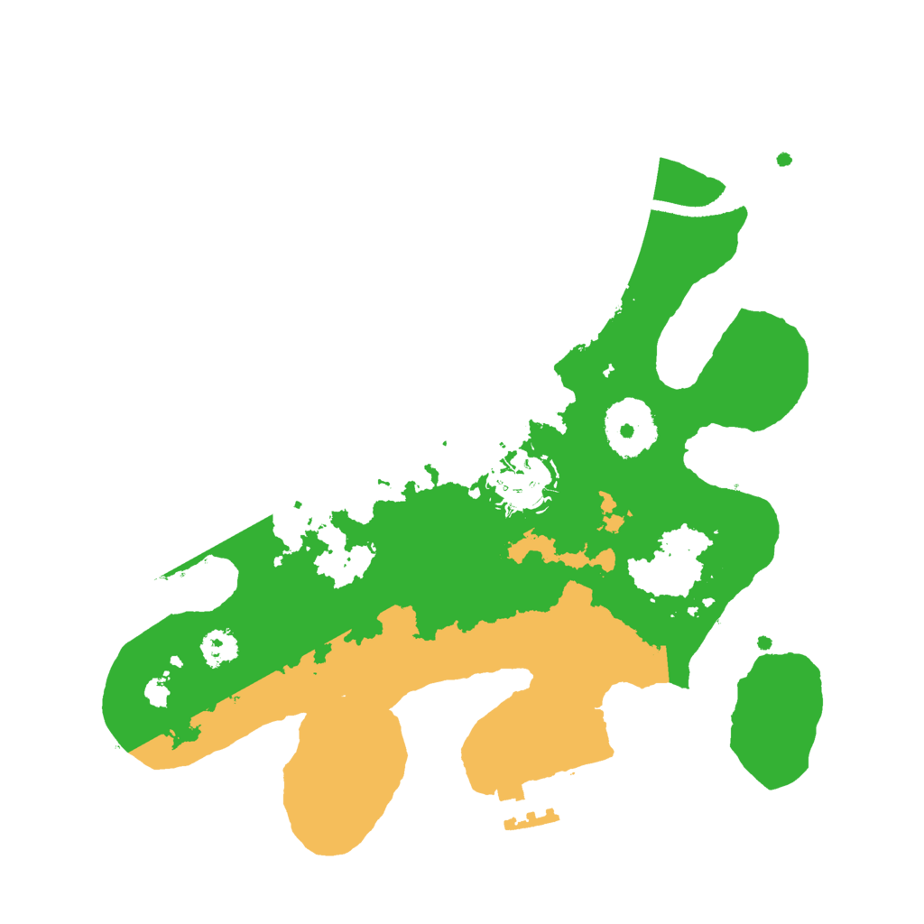 Biome Rust Map: Procedural Map, Size: 2550, Seed: 92379523