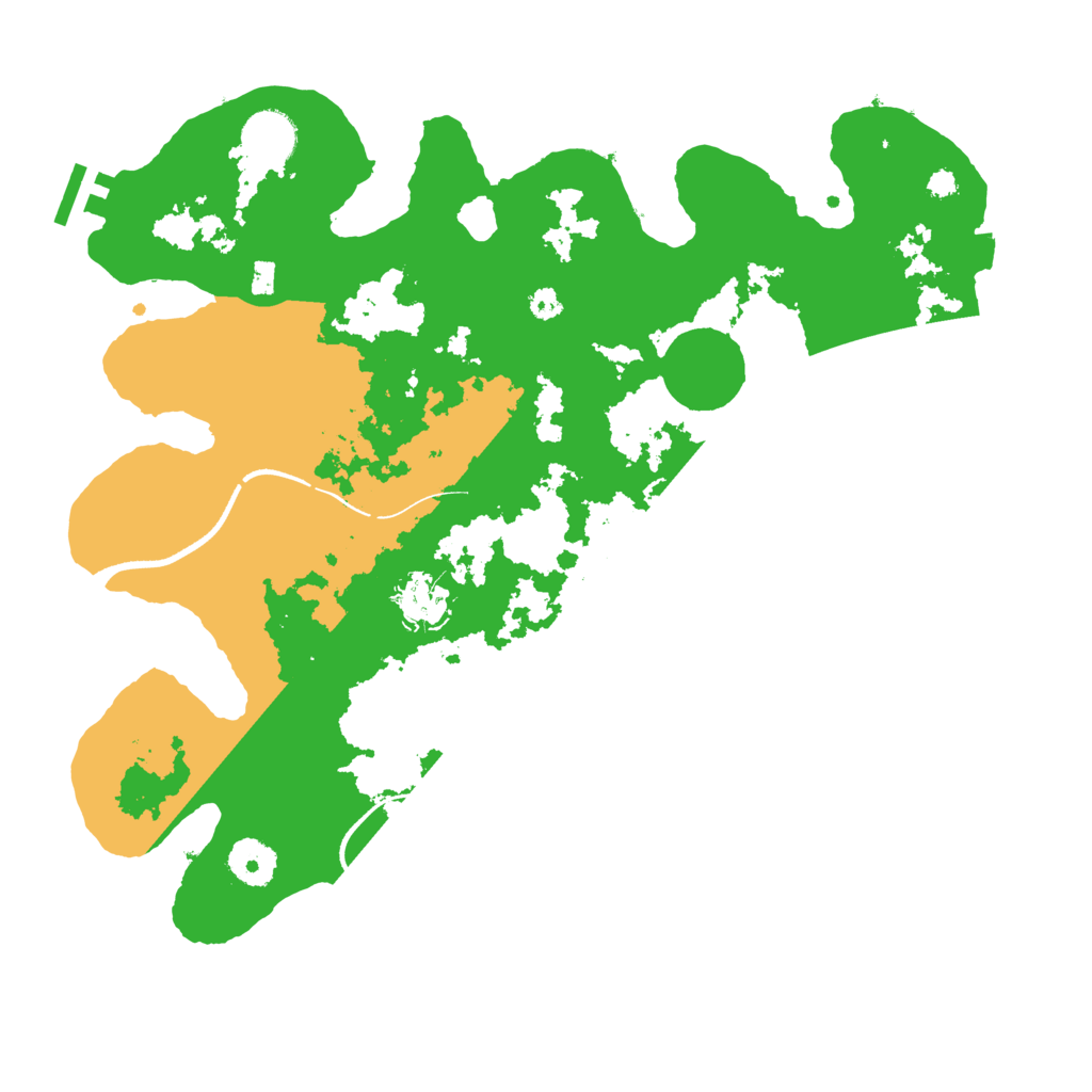 Biome Rust Map: Procedural Map, Size: 3500, Seed: 19177164