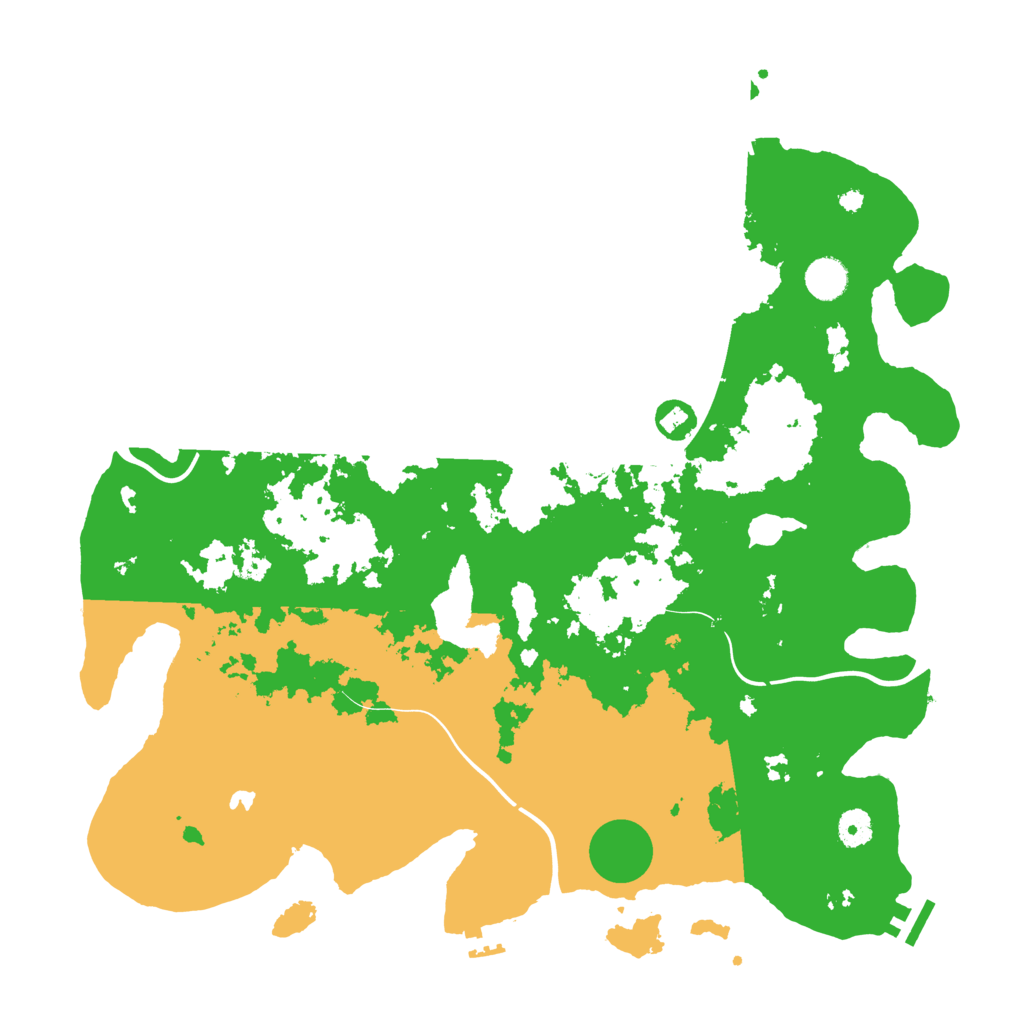 Biome Rust Map: Procedural Map, Size: 4250, Seed: 1278930626