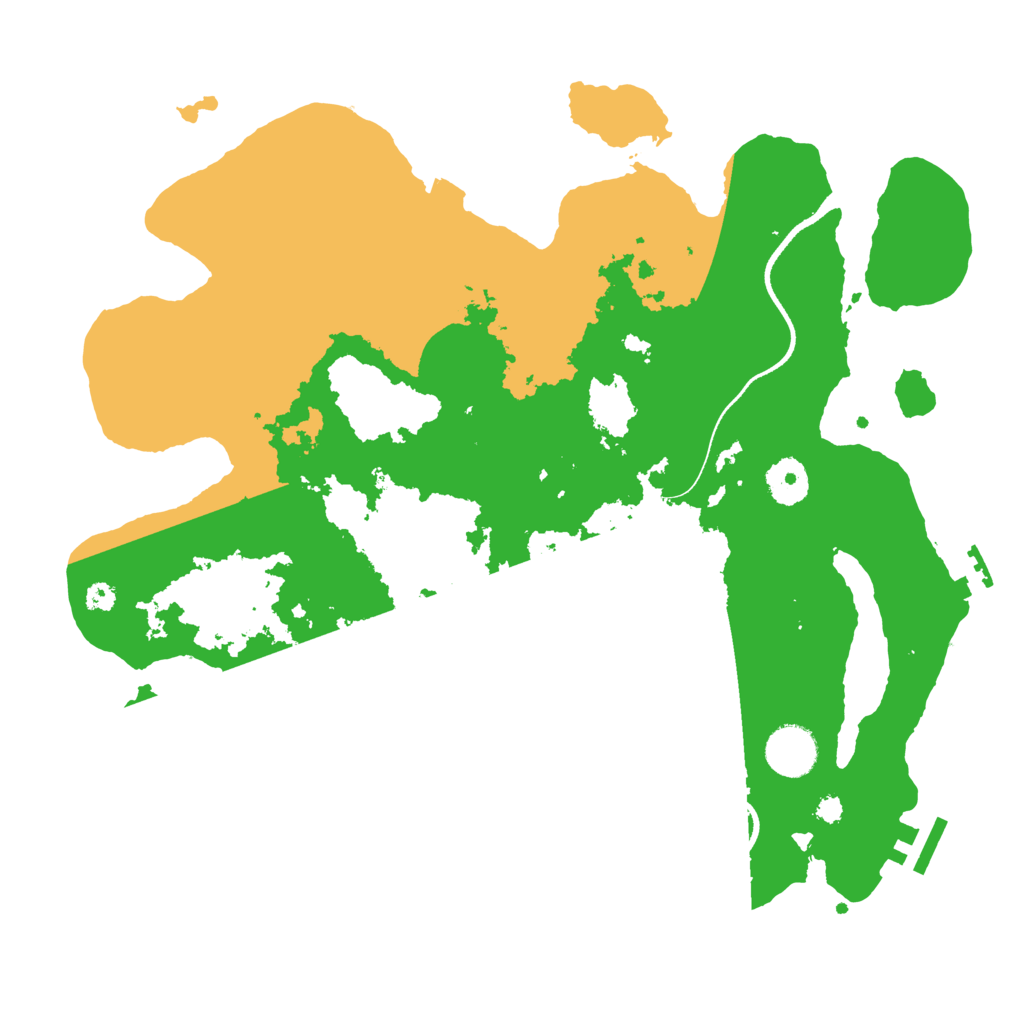 Biome Rust Map: Procedural Map, Size: 3500, Seed: 1547460737