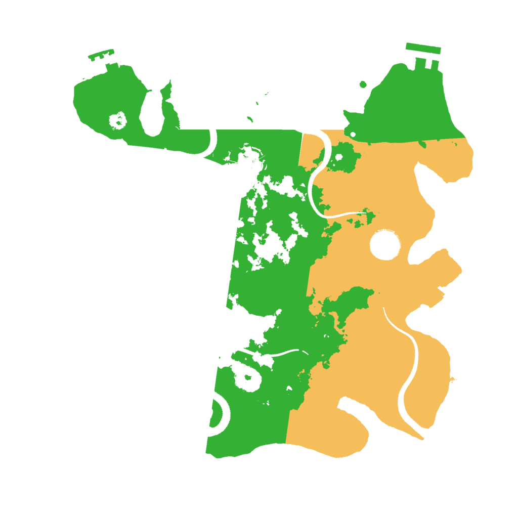Biome Rust Map: Procedural Map, Size: 3000, Seed: 88241648