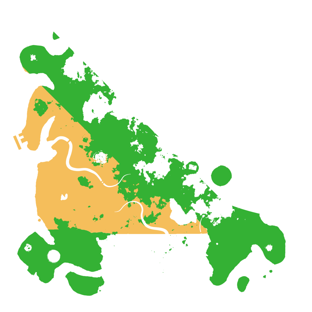 Biome Rust Map: Procedural Map, Size: 4300, Seed: 86154810