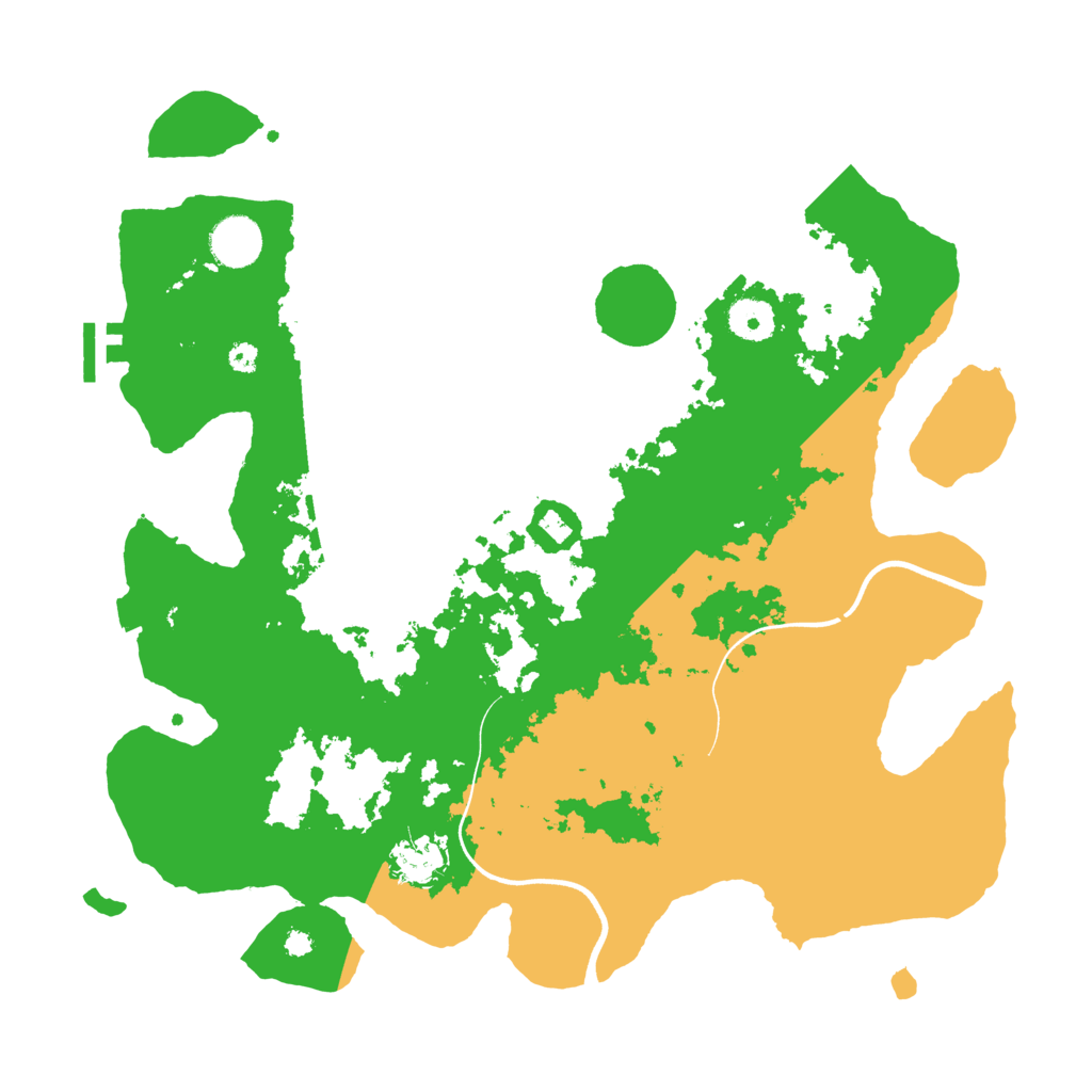 Biome Rust Map: Procedural Map, Size: 3700, Seed: 1298371490