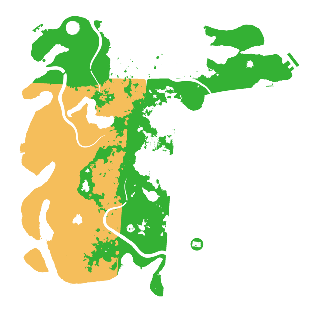 Biome Rust Map: Procedural Map, Size: 4000, Seed: 1214086796