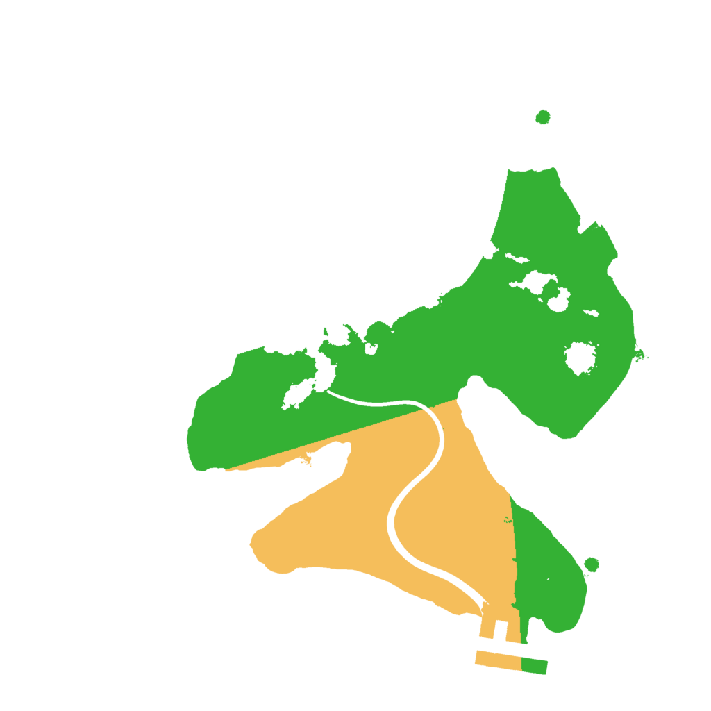 Biome Rust Map: Procedural Map, Size: 2000, Seed: 708039298