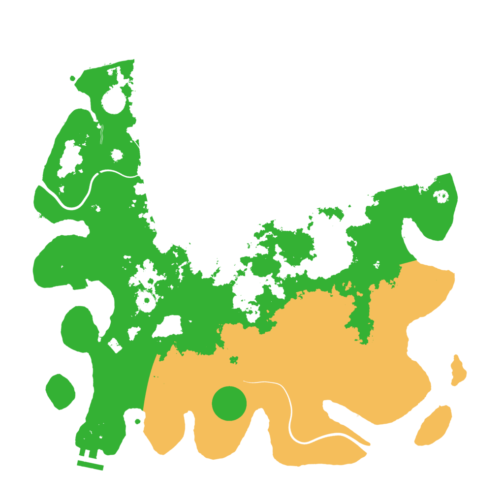 Biome Rust Map: Procedural Map, Size: 3850, Seed: 12245760