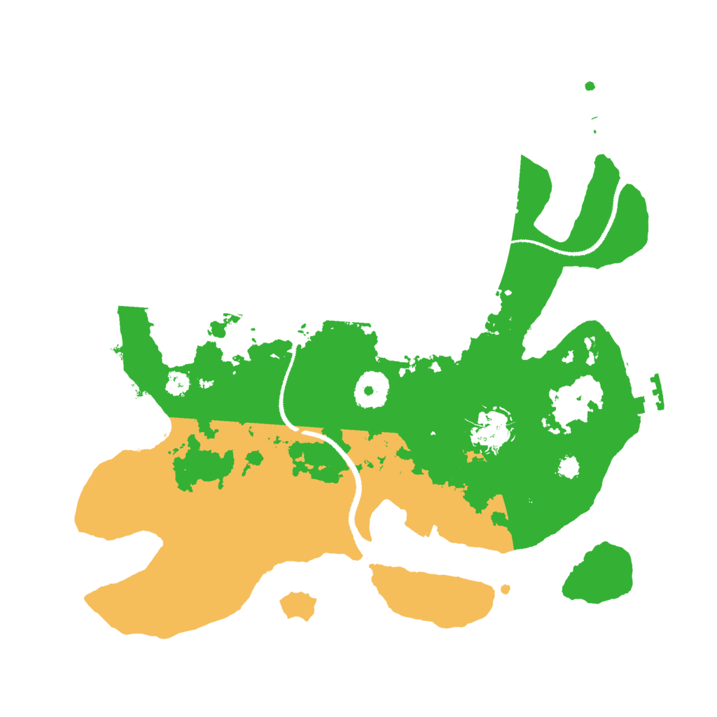 Biome Rust Map: Procedural Map, Size: 3000, Seed: 2064306822