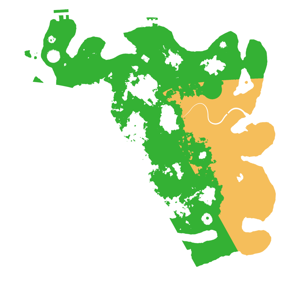 Biome Rust Map: Procedural Map, Size: 4000, Seed: 1634516194