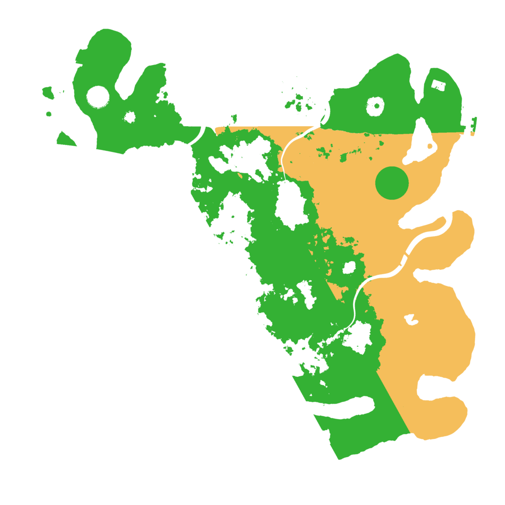 Biome Rust Map: Procedural Map, Size: 4000, Seed: 1634516194