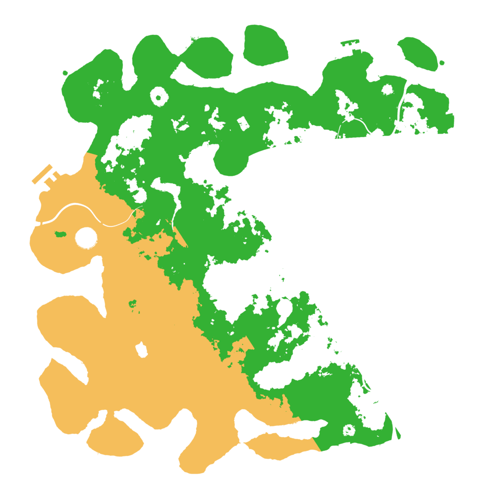 Biome Rust Map: Procedural Map, Size: 4100, Seed: 333333