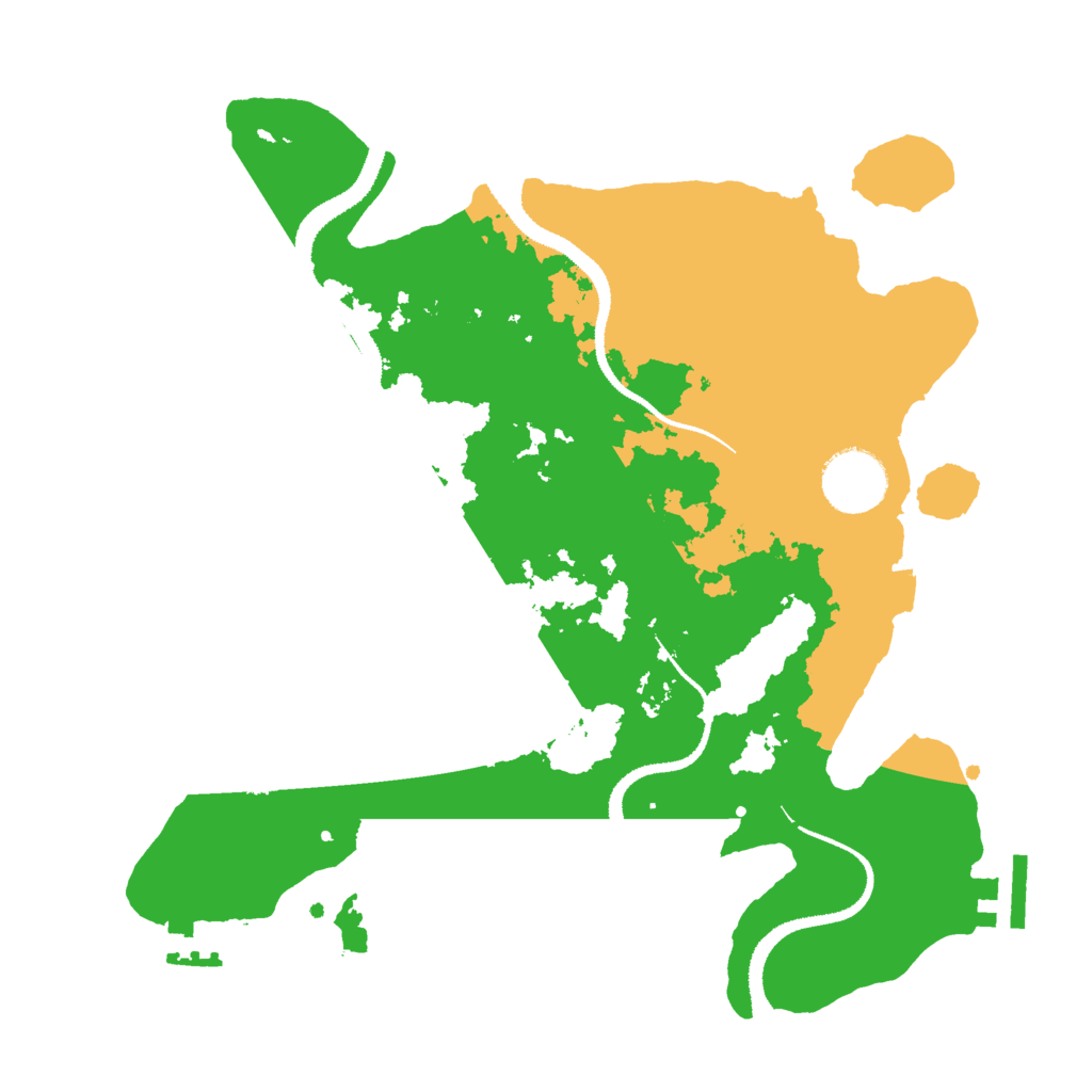 Biome Rust Map: Procedural Map, Size: 3000, Seed: 803415621