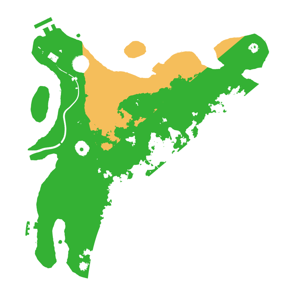 Biome Rust Map: Procedural Map, Size: 3250, Seed: 1038921313