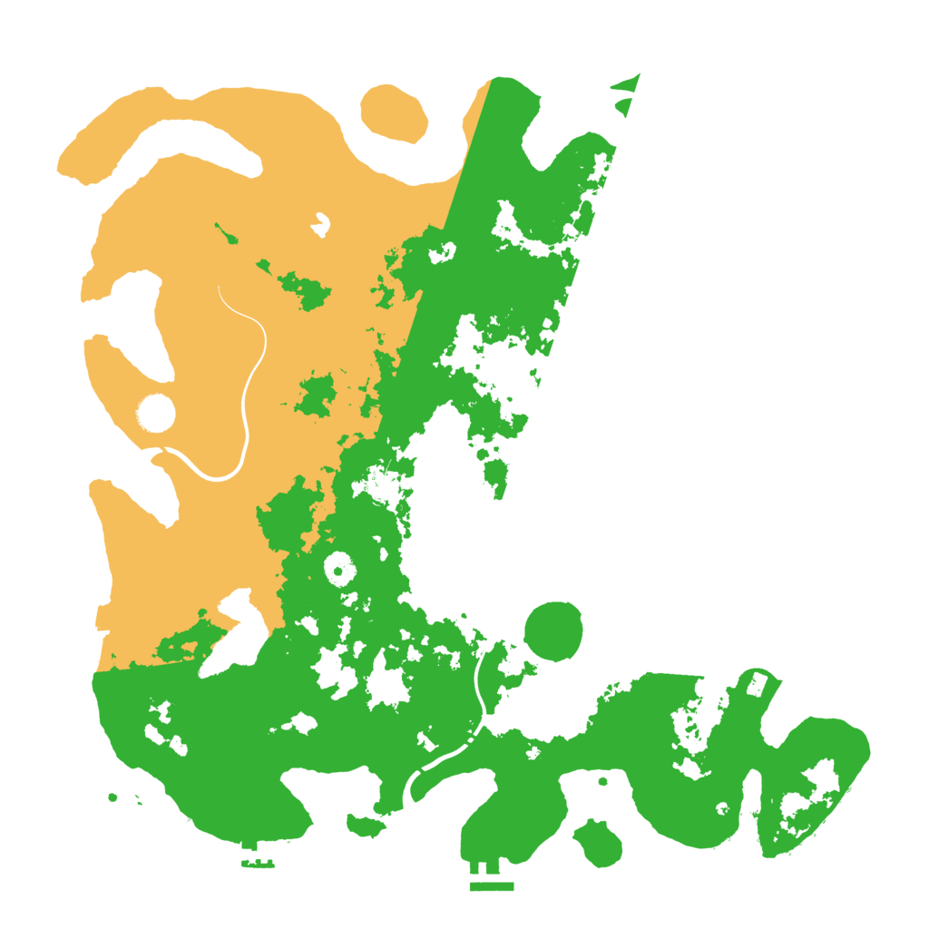 Biome Rust Map: Procedural Map, Size: 4250, Seed: 610923157
