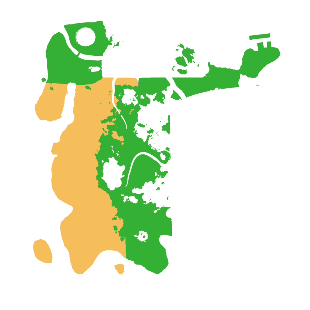 Biome Rust Map: Procedural Map, Size: 3000, Seed: 333748881