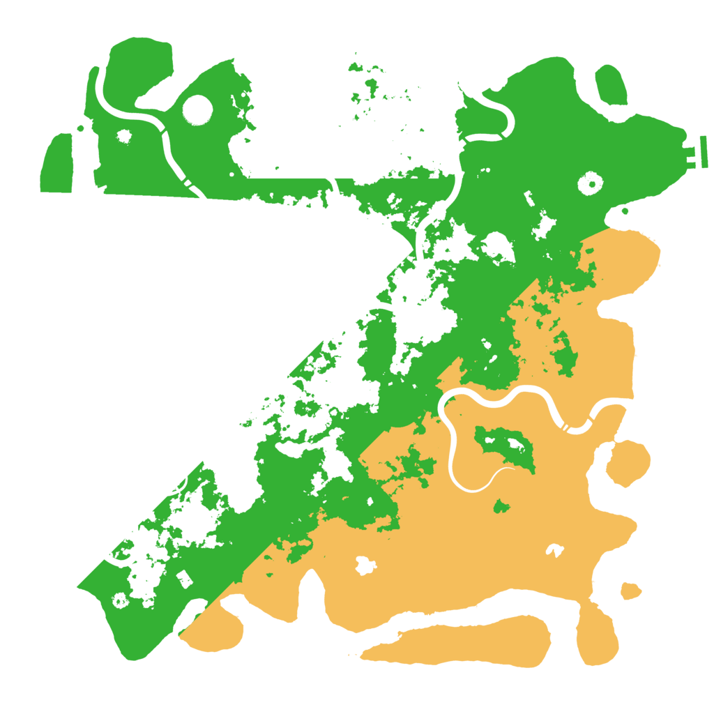 Biome Rust Map: Procedural Map, Size: 4500, Seed: 51643549